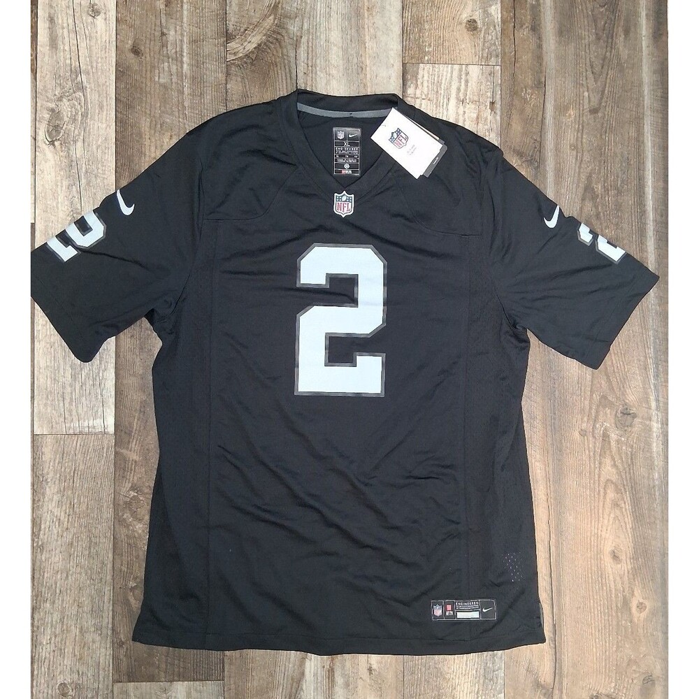 NEW! Men's Las Vegas Raiders #2 Ashton Jeanty Nike On Field Football Jersey, XL